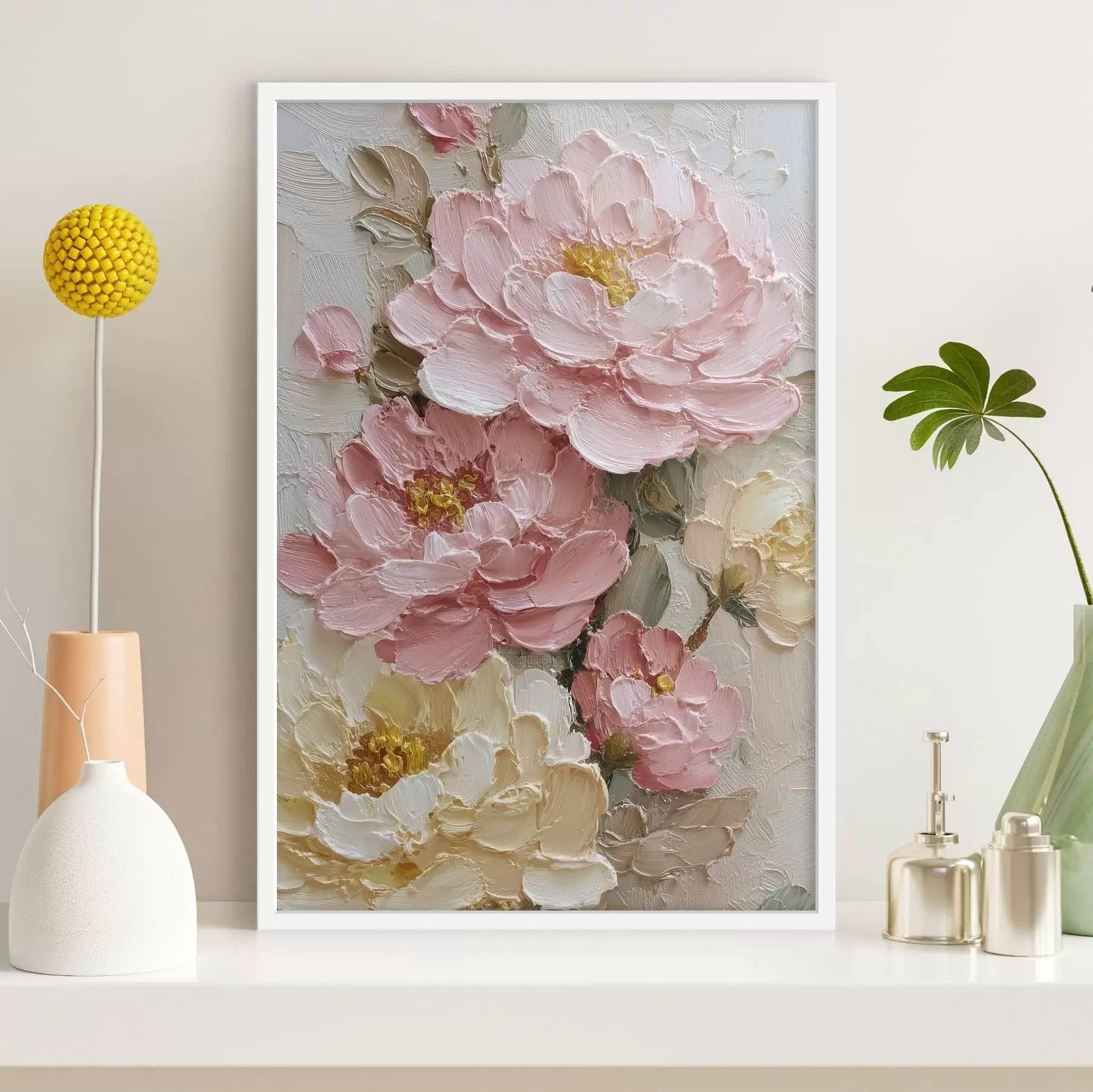 Fototapete Pfingstrosen-Blumenarrangement f49013