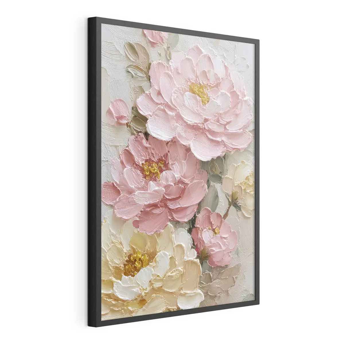 Poster Pfingstrosen-Blumenarrangement f49013