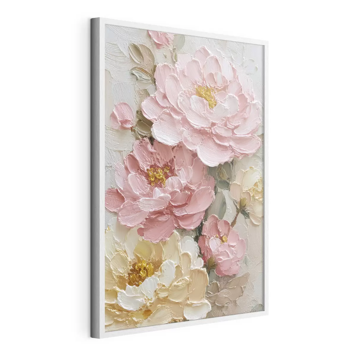 Poster Pfingstrosen-Blumenarrangement f49013