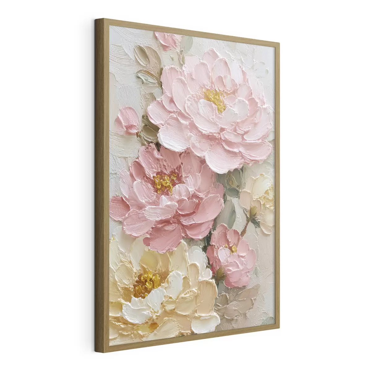 Poster Pfingstrosen-Blumenarrangement f49013