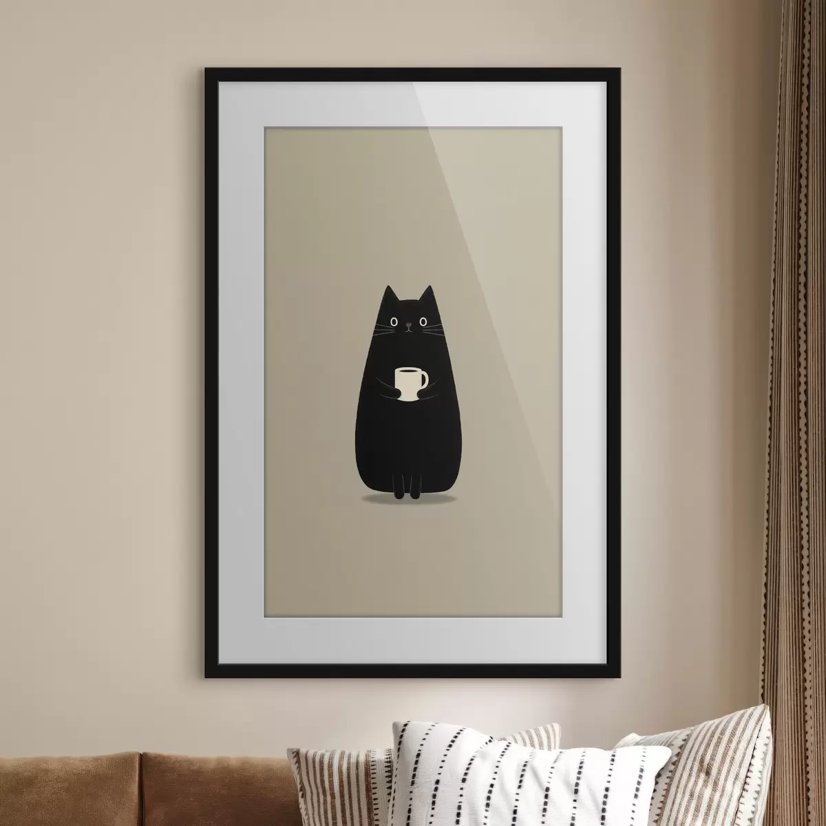Poster Katze und Nostalgie f49030