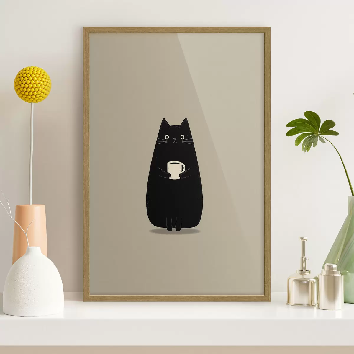 Poster Katze und Nostalgie f49030