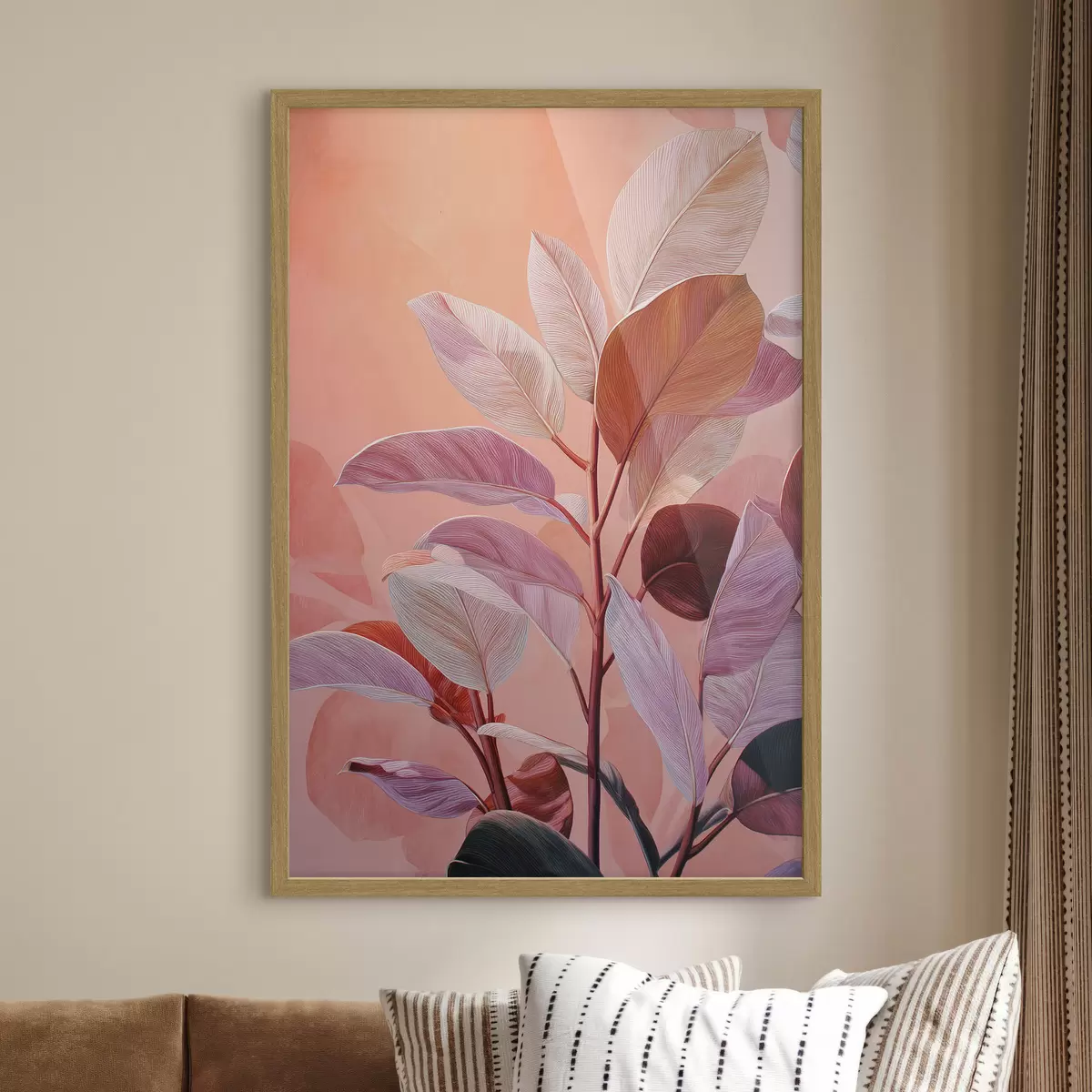 Poster Zierblätter f49038