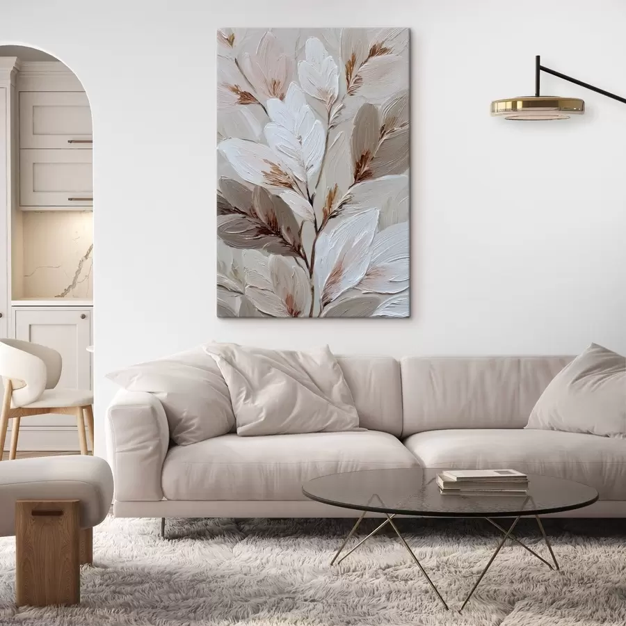 Fototapete Blatt und Zweig s49011