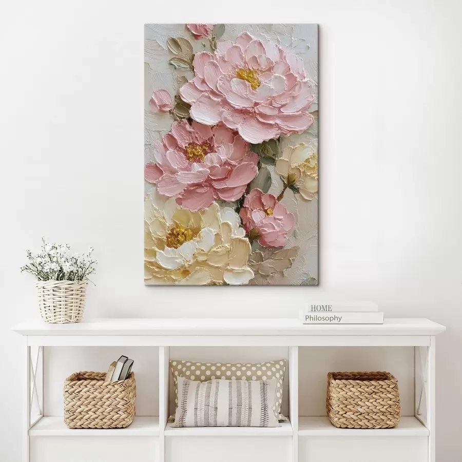 Fototapete Pfingstrosen-Blumenarrangement s49013