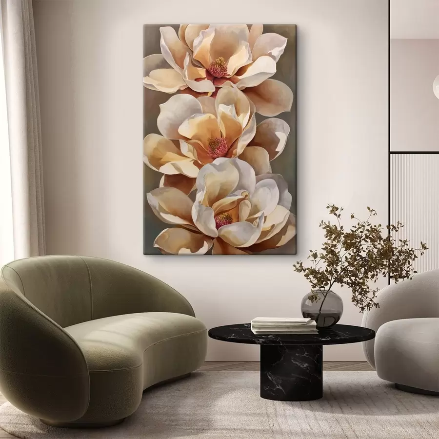 Fototapete Magnolienblüte – vertikal s49014