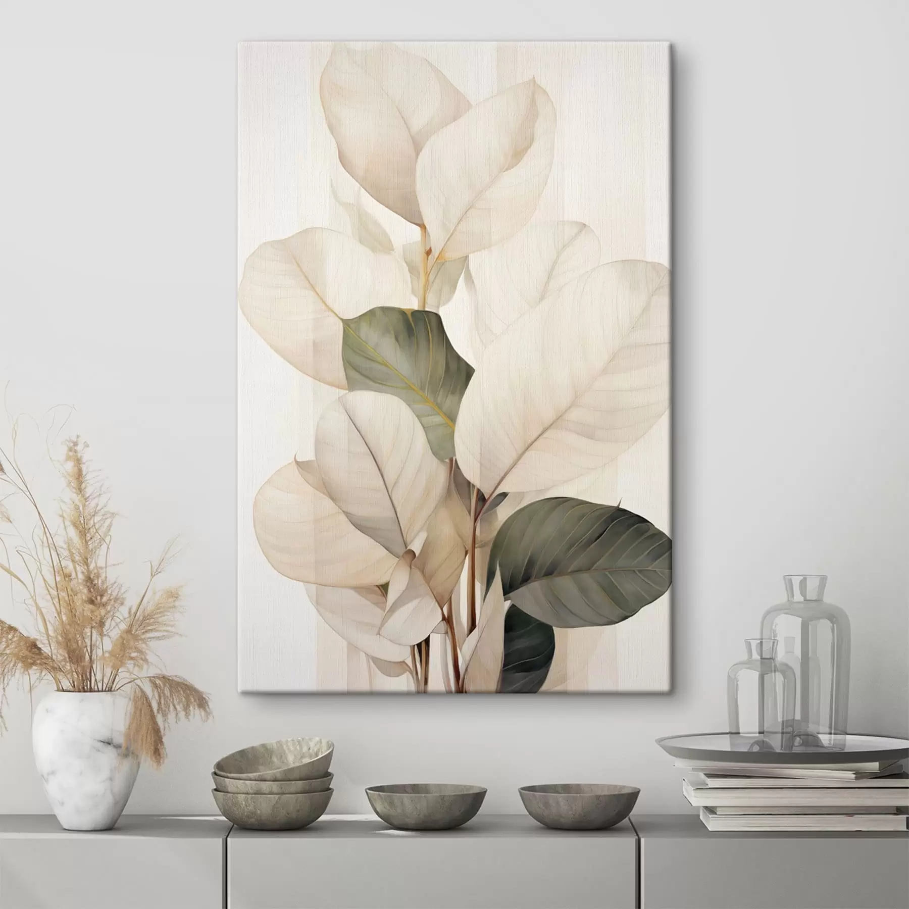 Fototapete Zierpflanzblätter s49026