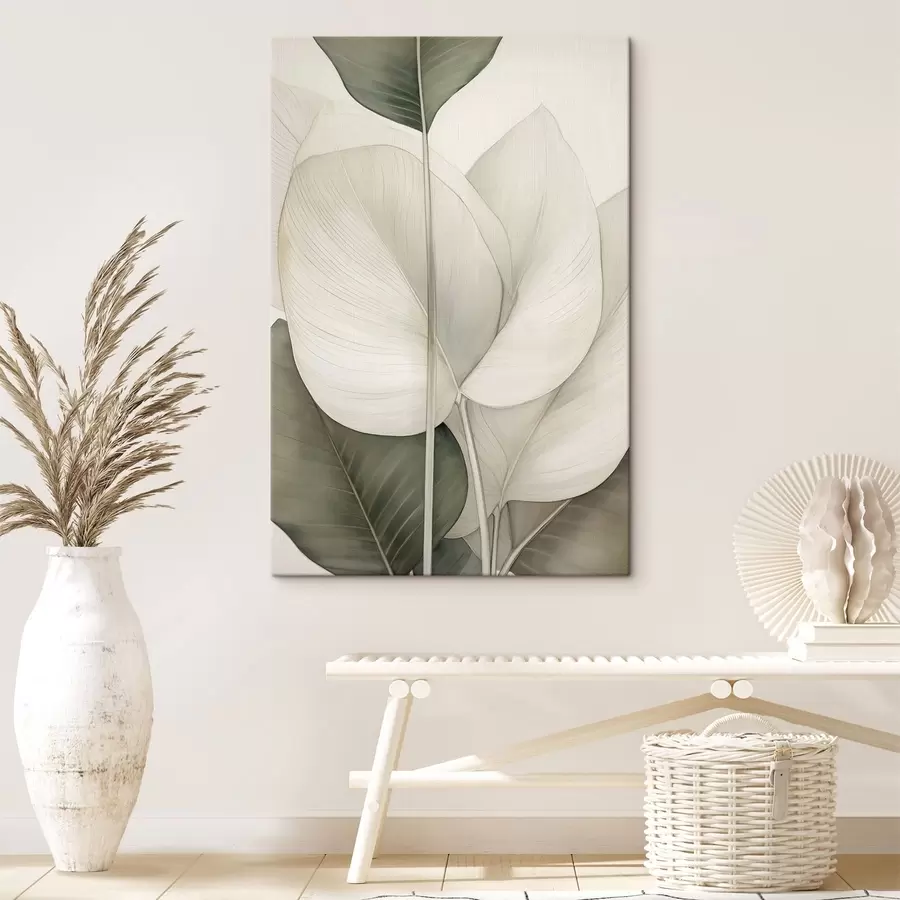 Fototapete Nahaufnahme botanischer Blätter s49027