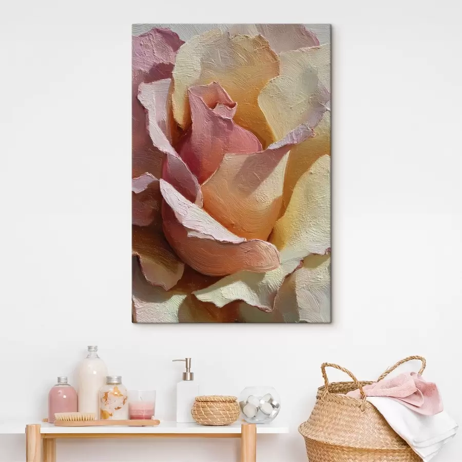 Fototapete Gemalte Blumenstruktur s49032