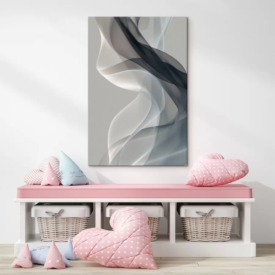 Fototapete Abstrakt in hellen Rauchfarben s49036