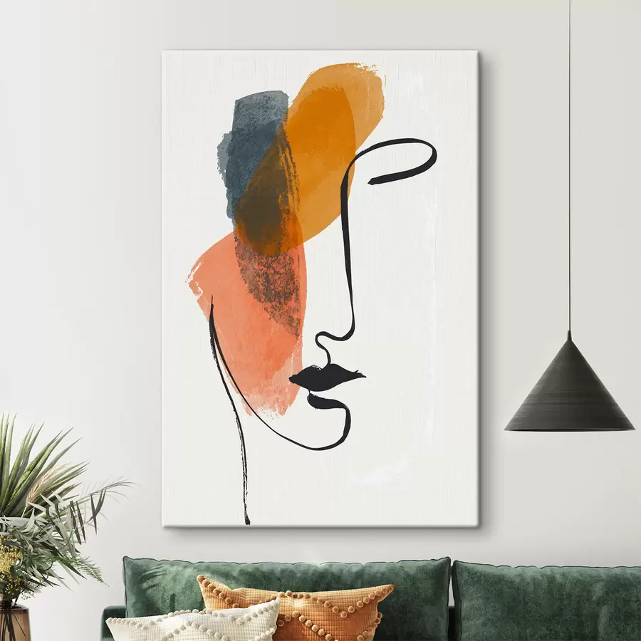 Fototapete Abstraktes Porträt s48969