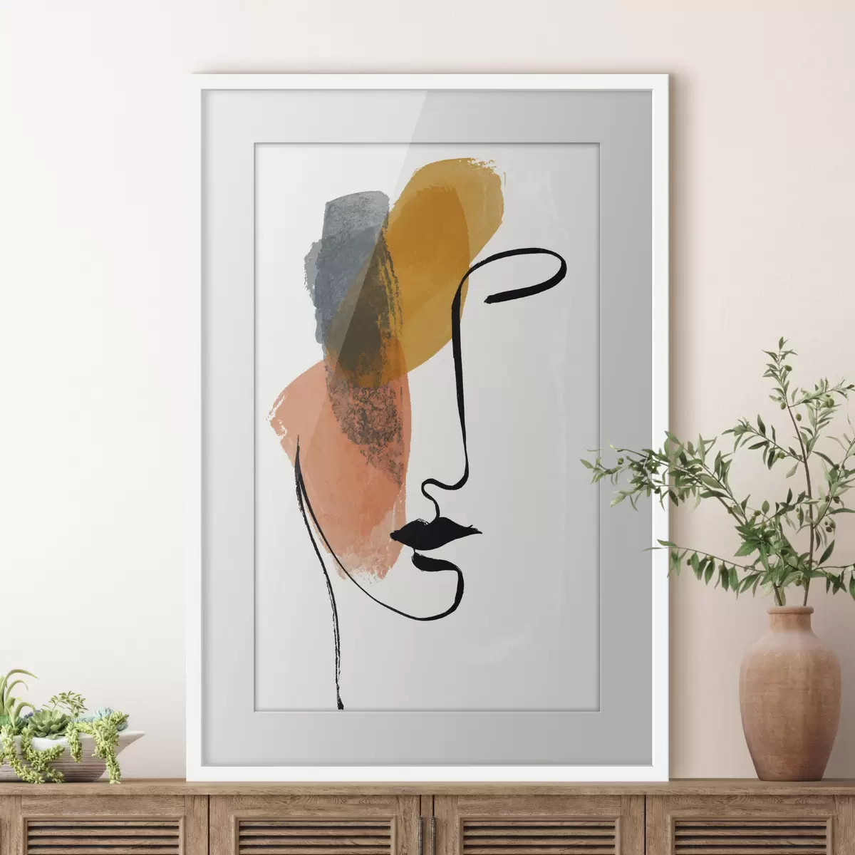 Poster Gesicht und Leben f48969