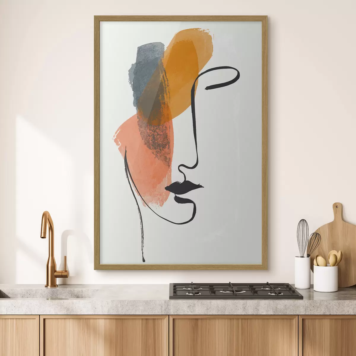 Poster Gesicht und Leben f48969