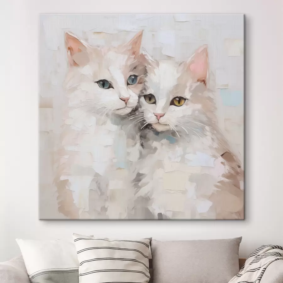 Fototapete Katzen-Imitationsmalerei s49059
