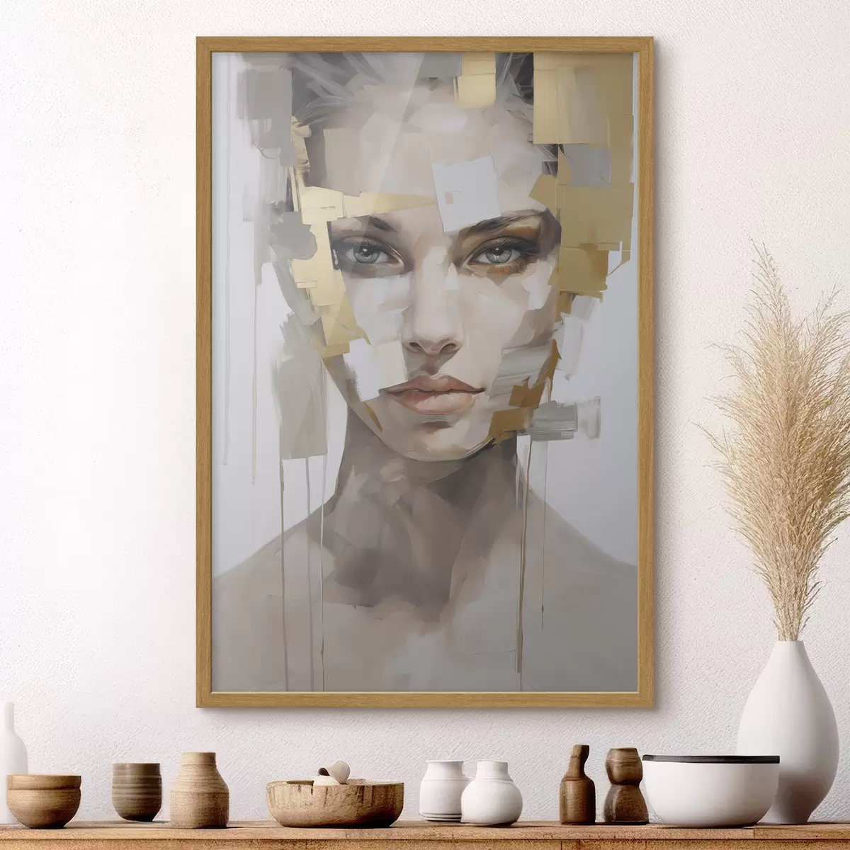 Poster Gesicht und Magie f49046