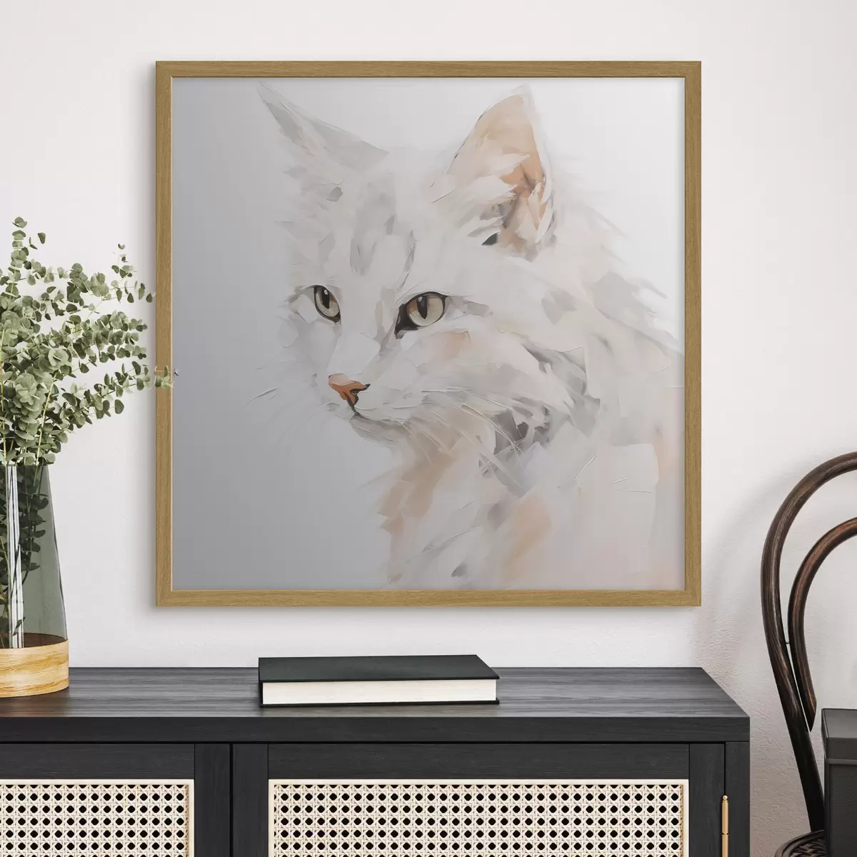Poster Katzenimitationsgemälde f49060