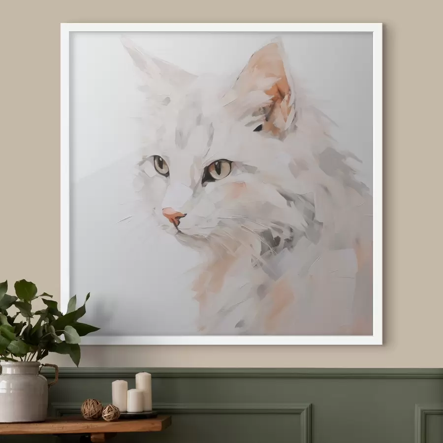 Fototapete Katzenimitationsgemälde f49060