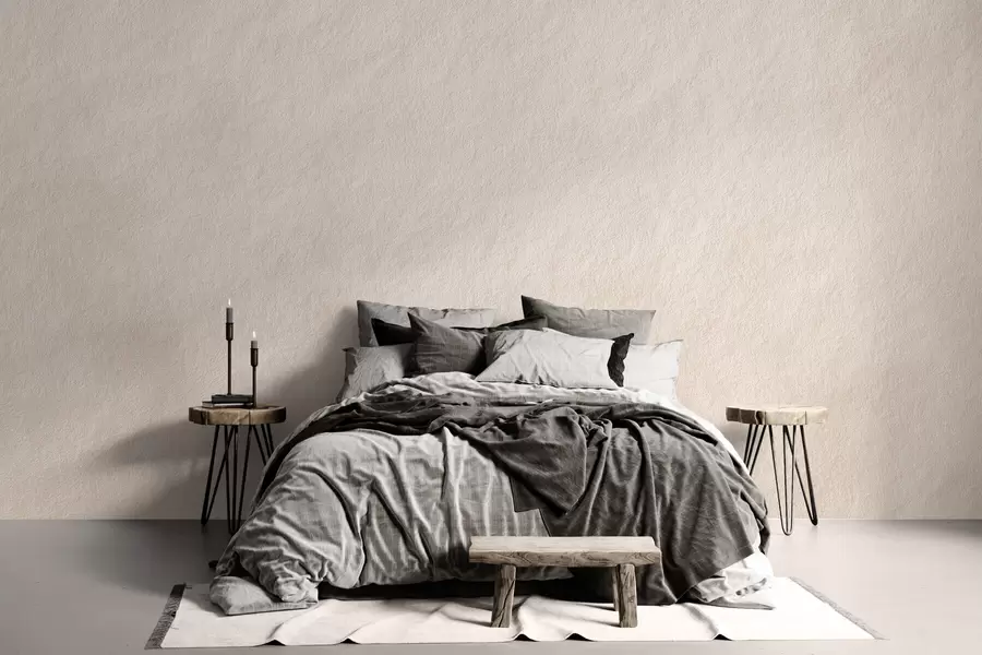 Fototapete Hellbeiger Hintergrund im Stuckstil, Minimalismus, Steinstruktur w09800