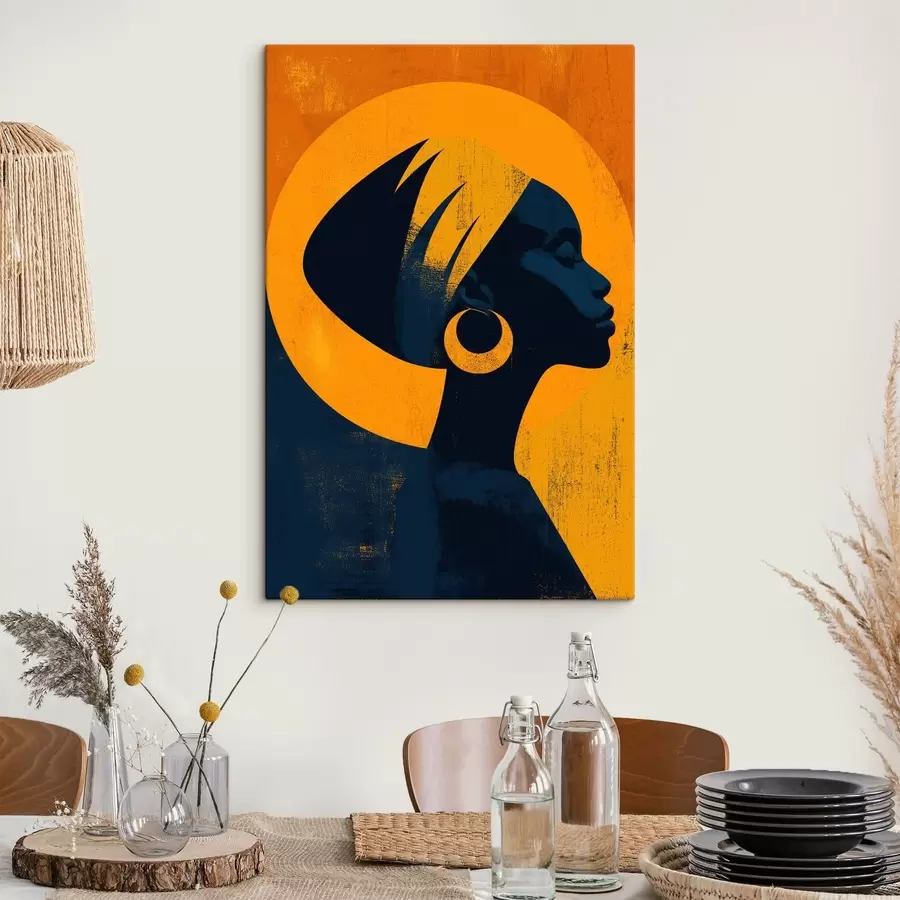 Fototapete Afrikanisches Porträt s49085