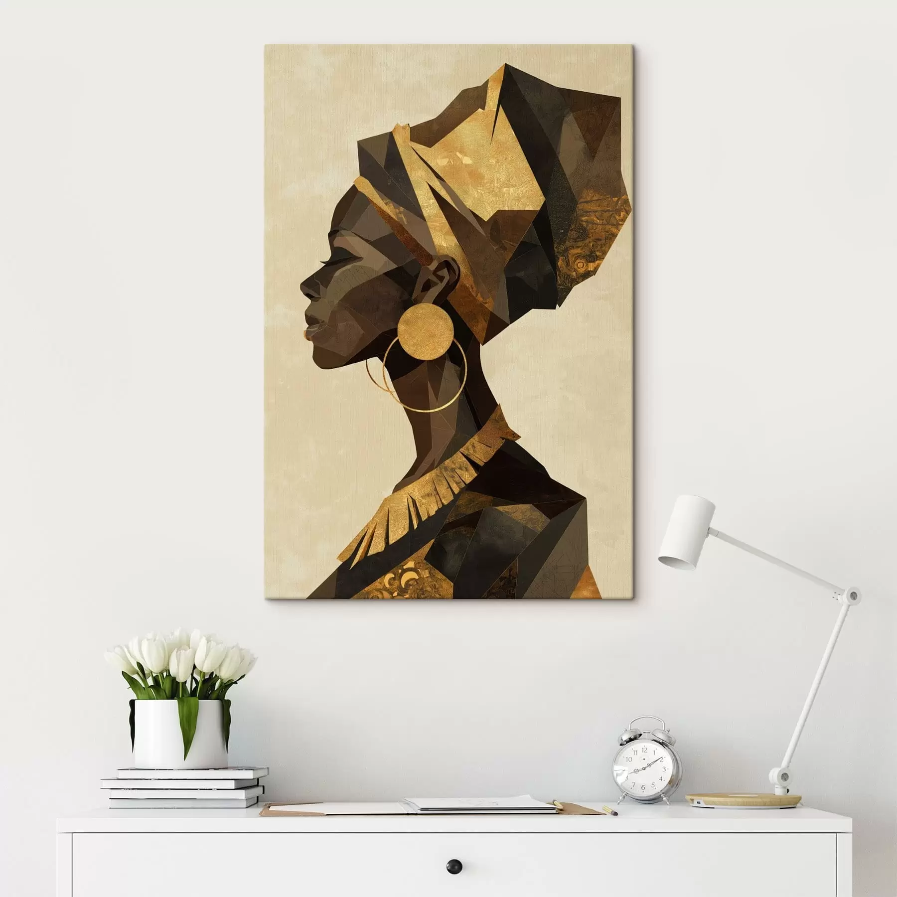 Fototapete Afrika im Profil s49088