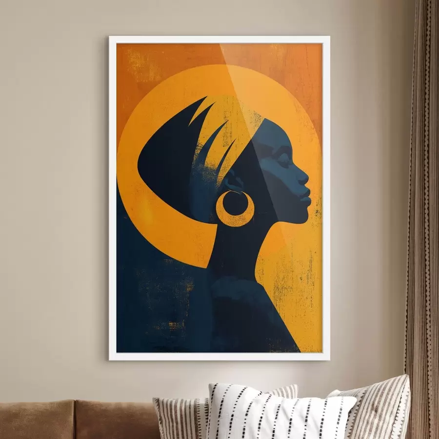Fototapete Afrikanisches Porträt f49085
