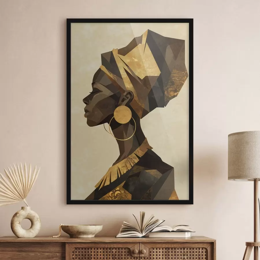 Fototapete Afrika im Profil f49088
