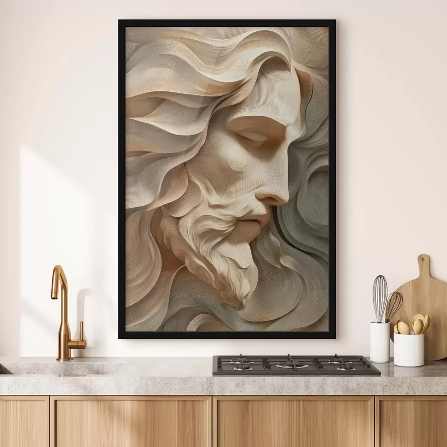 Fototapete Abstrakte Skulptur f49090