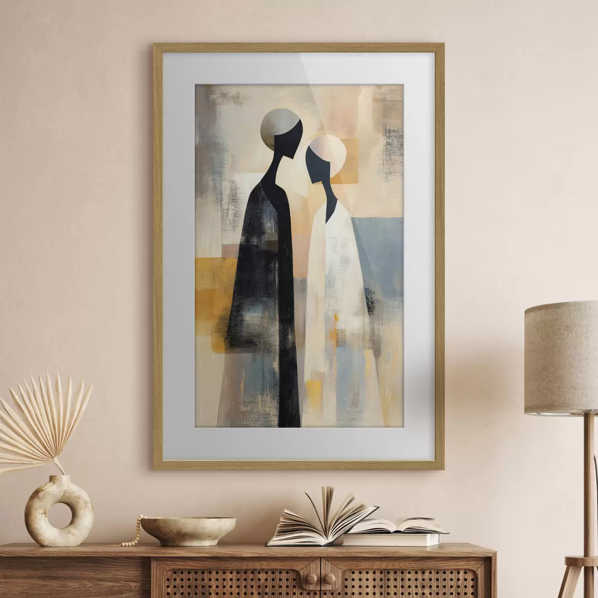 Poster Silhouette und Hingabe f49095