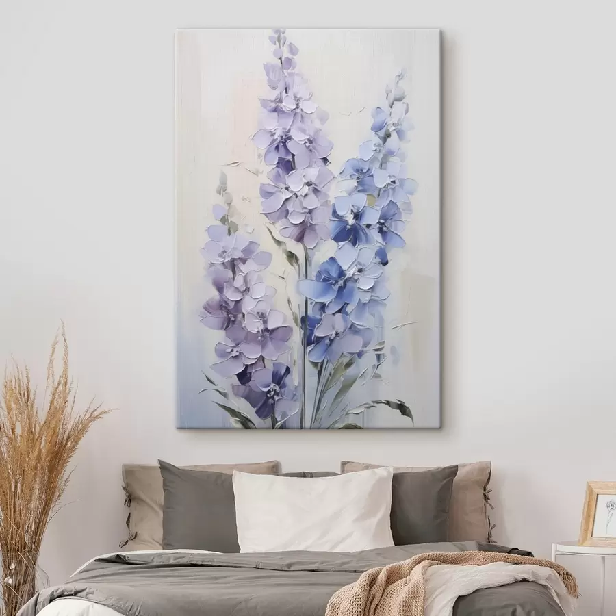 Fototapete Wildblumen – gemalte Nachbildung s49064
