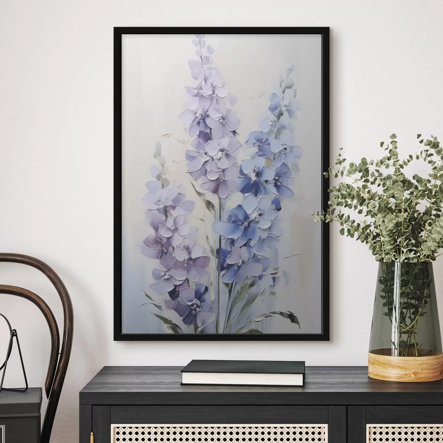 Fototapete Wildblumen – gemalte Nachbildung f49064