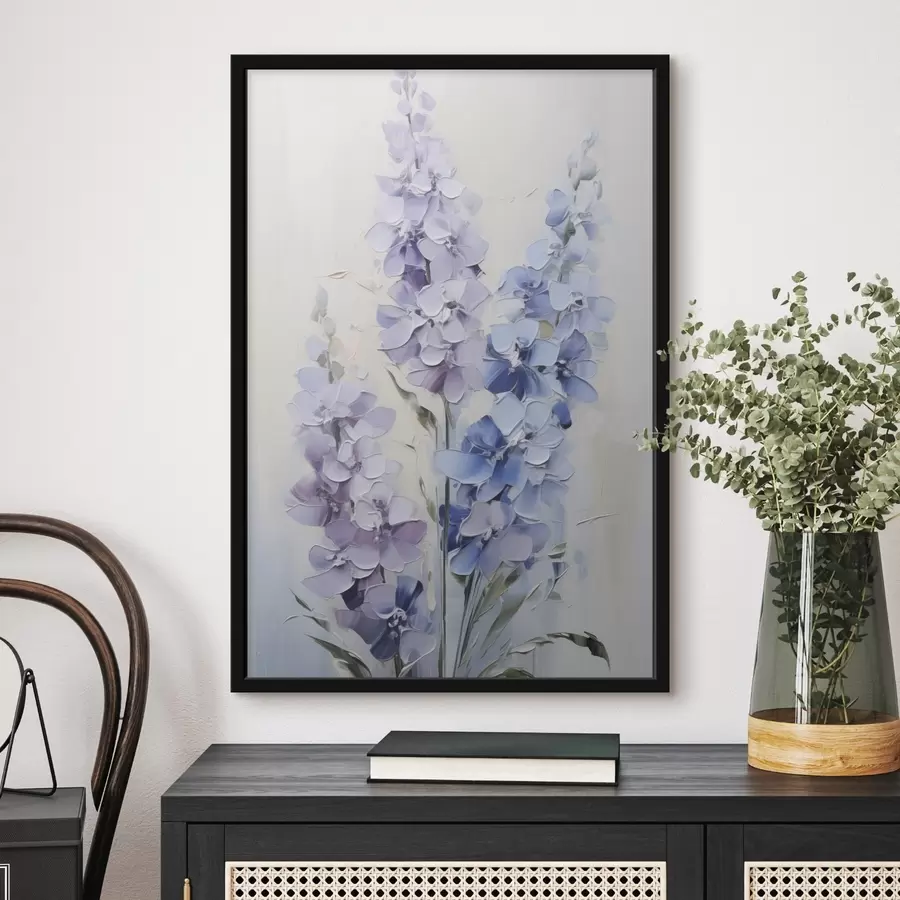 Fototapete Wildblumen – gemalte Nachbildung f49064