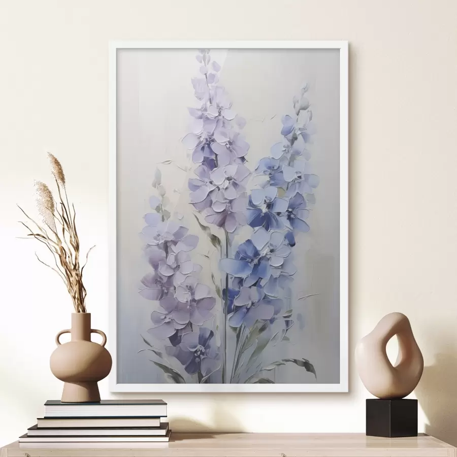 Fototapete Wildblumen – gemalte Nachbildung f49064