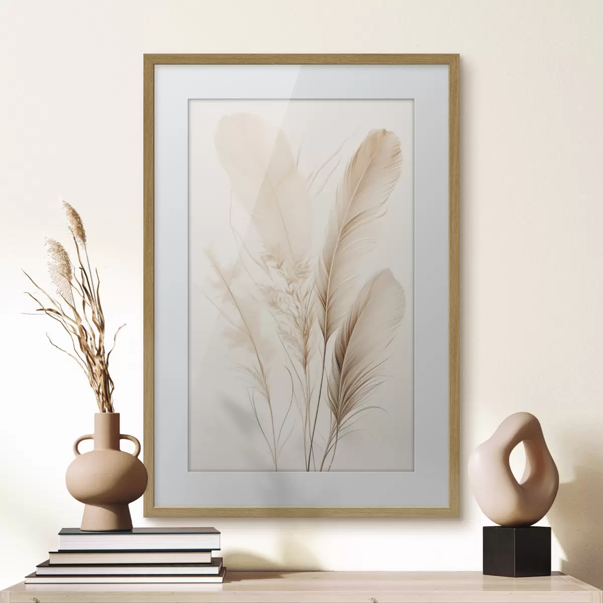 Poster Federn und Harmonie f49157