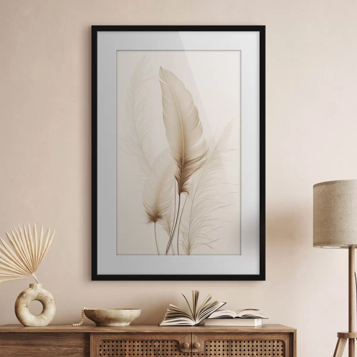 Poster Federn und Rhythmus f49158