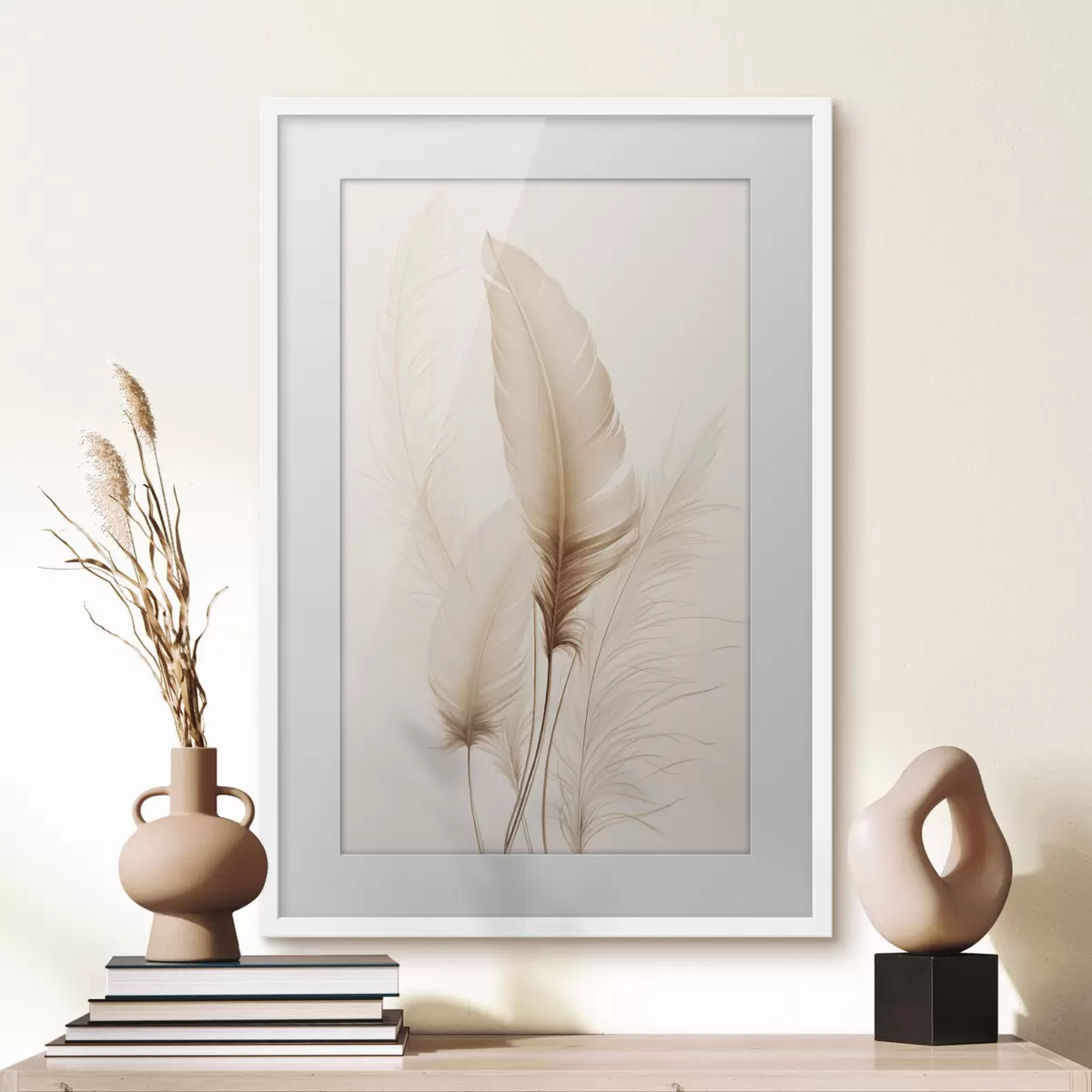 Poster Federn und Rhythmus f49158