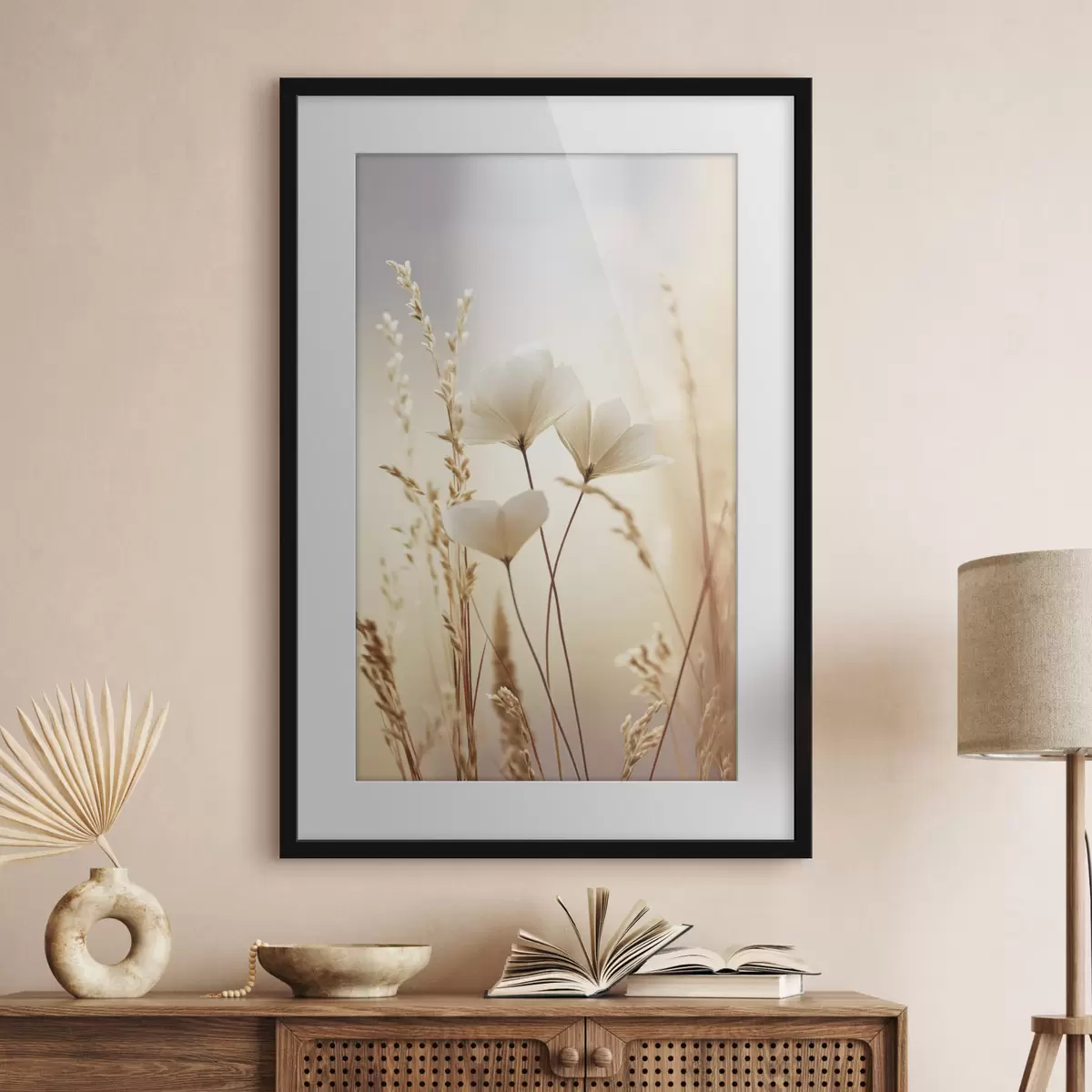 Poster Gräser und Echo f49173