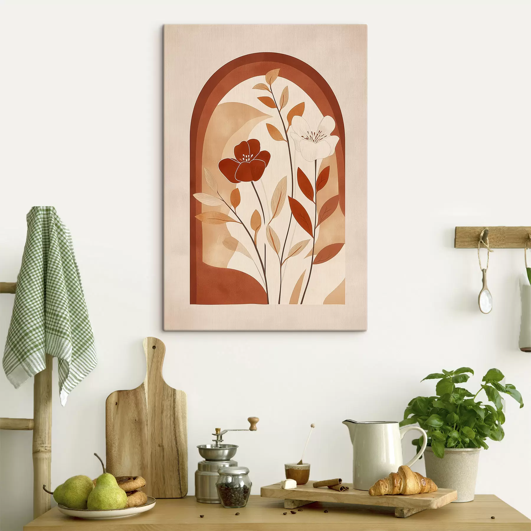 Fototapete Abstrakte Blumen s49261