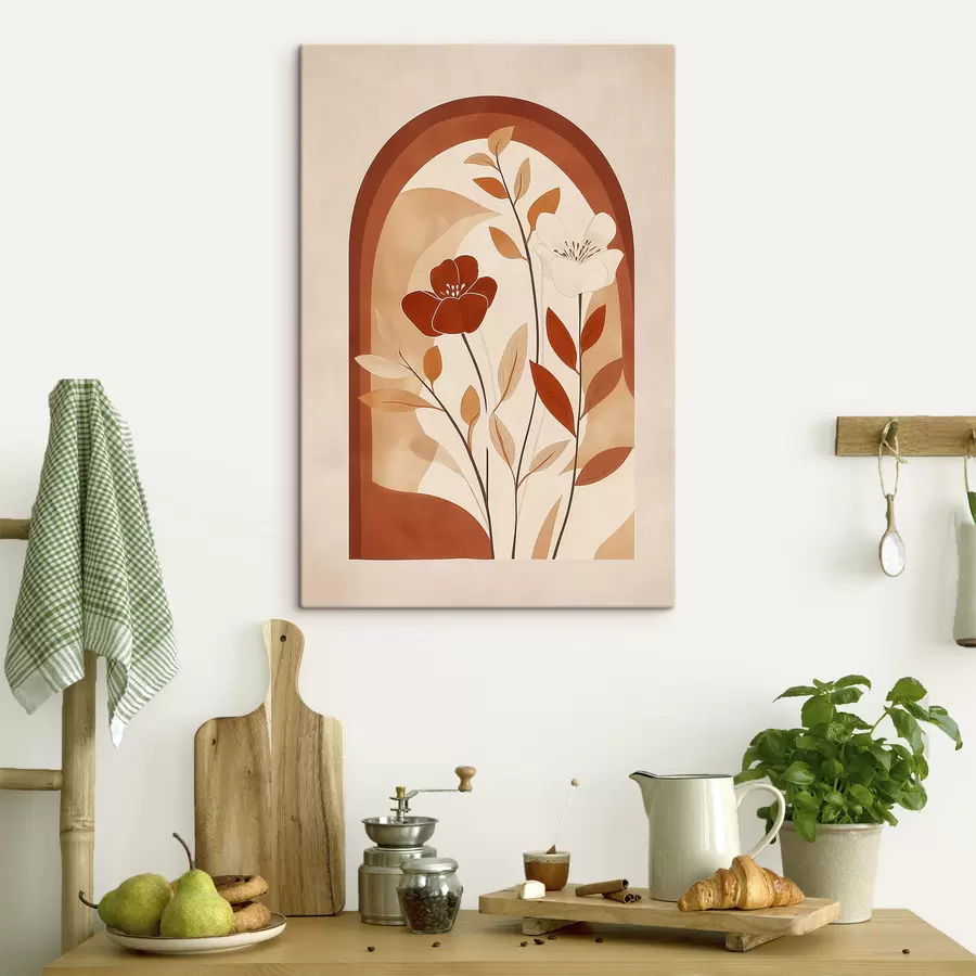 Fototapete Abstrakte Blumen s49261