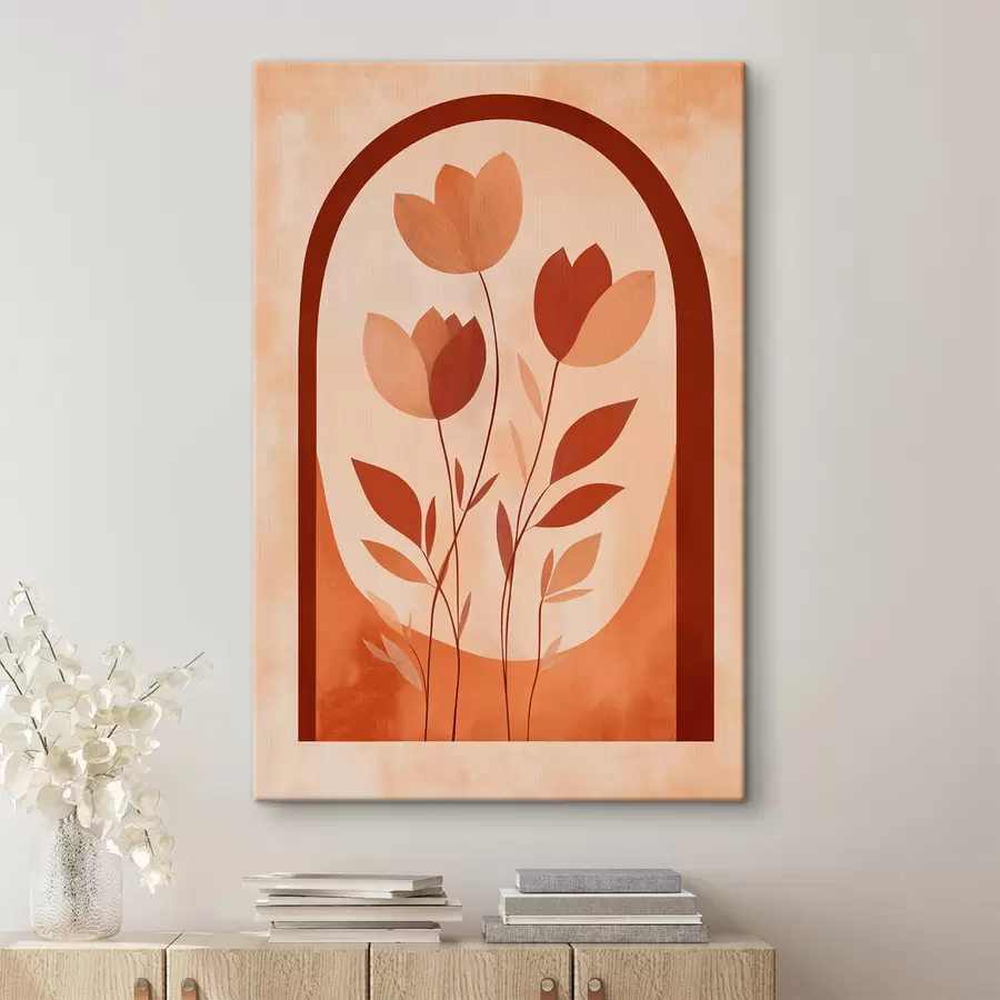 Fototapete Abstrakte Blumen s49262