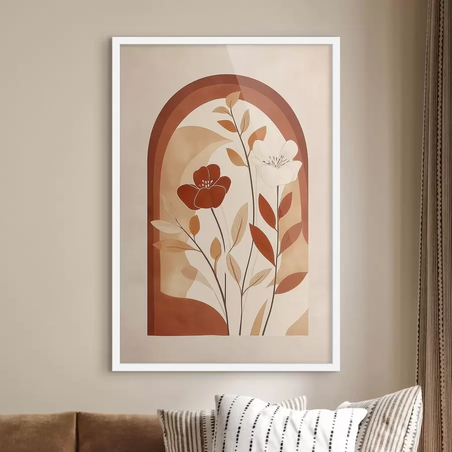 Fototapete Abstrakte Blumen f49261
