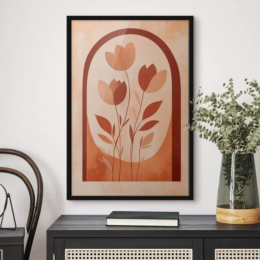 Fototapete Abstrakte Blumen f49262