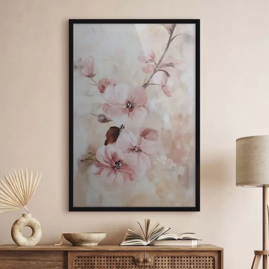 Fototapete Zweig mit Blumen f49277
