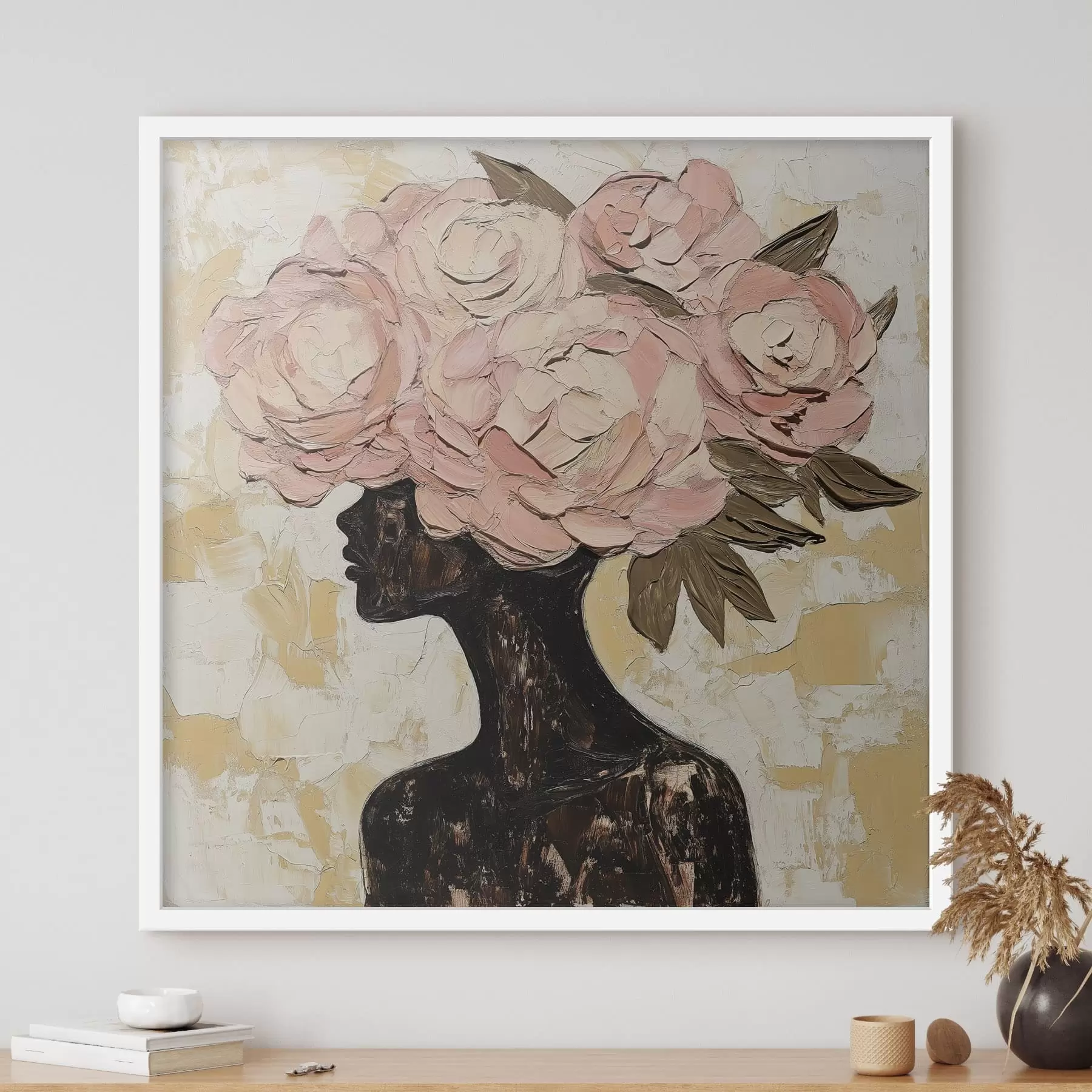 Fototapete Mädchen mit Blumen f49286