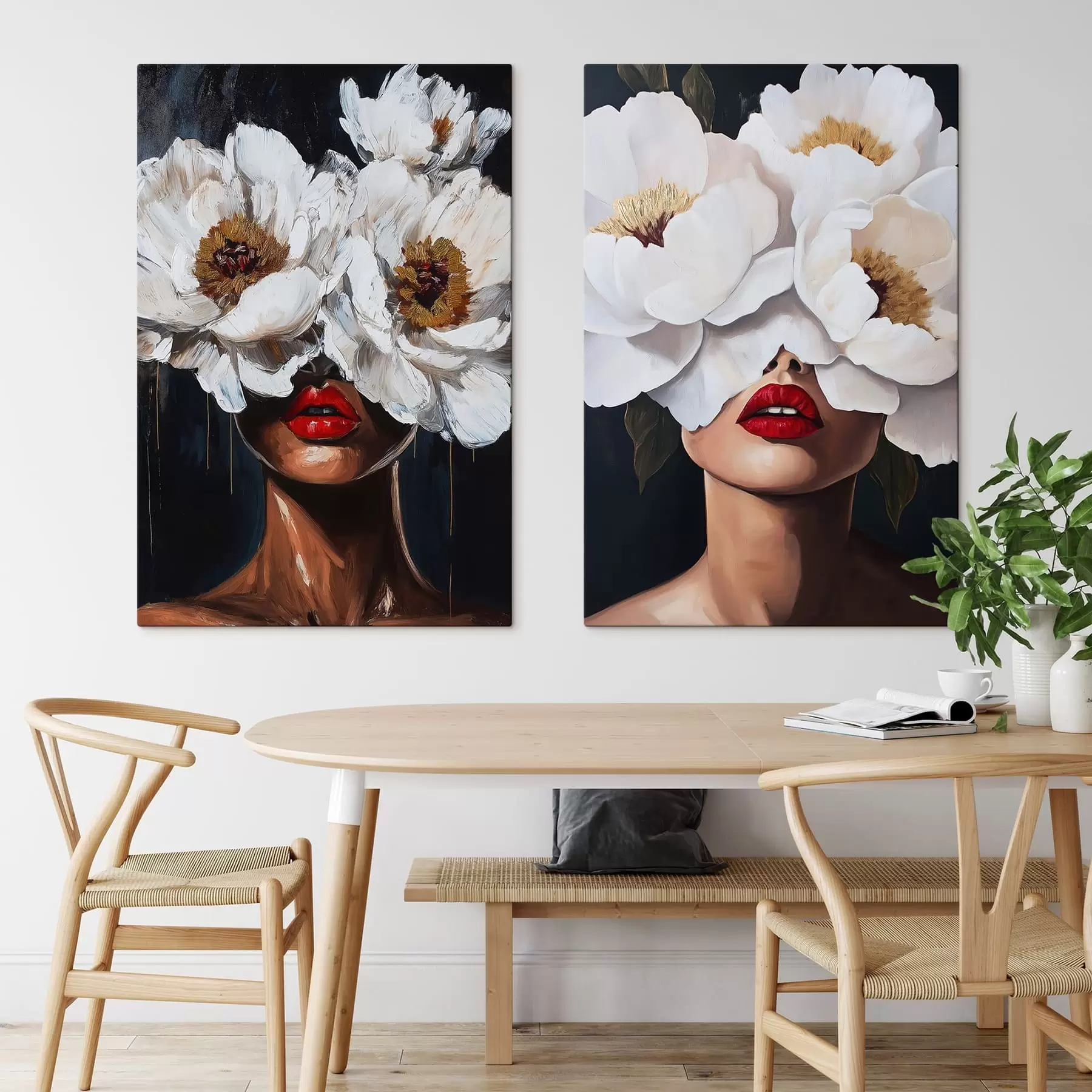 Fototapete Blumen im Haar m30494