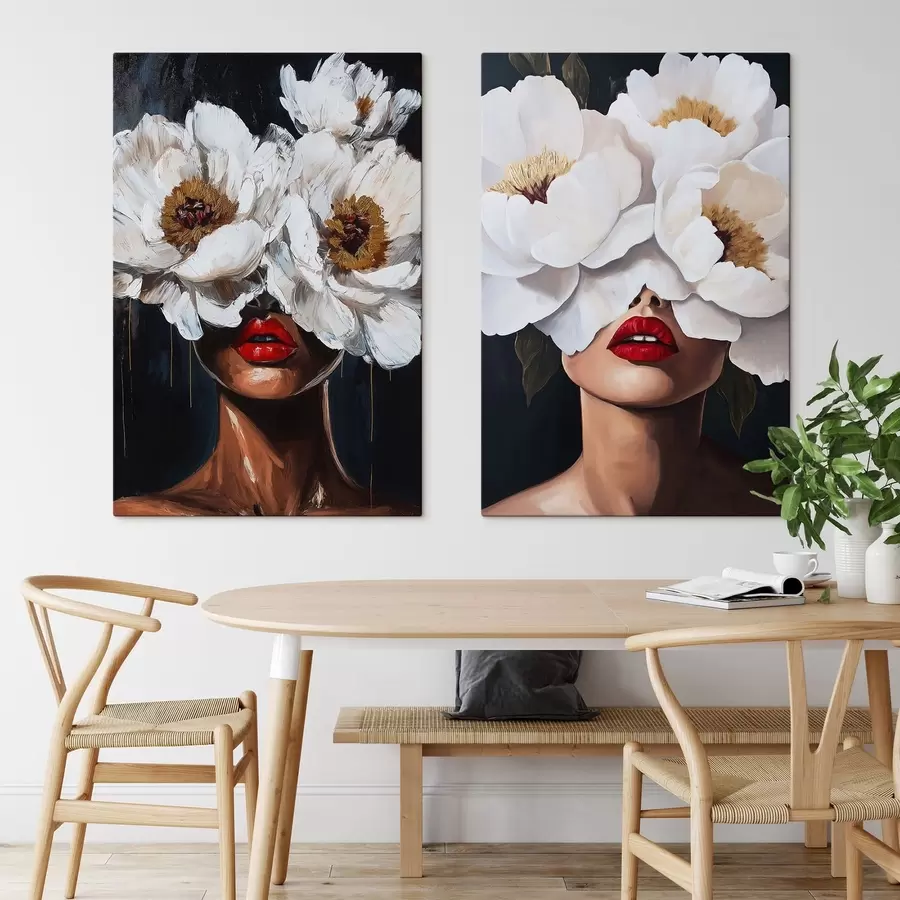 Fototapete Blumen im Haar m30494