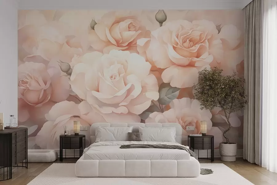 Fototapete Abstrakte Rosen w05553