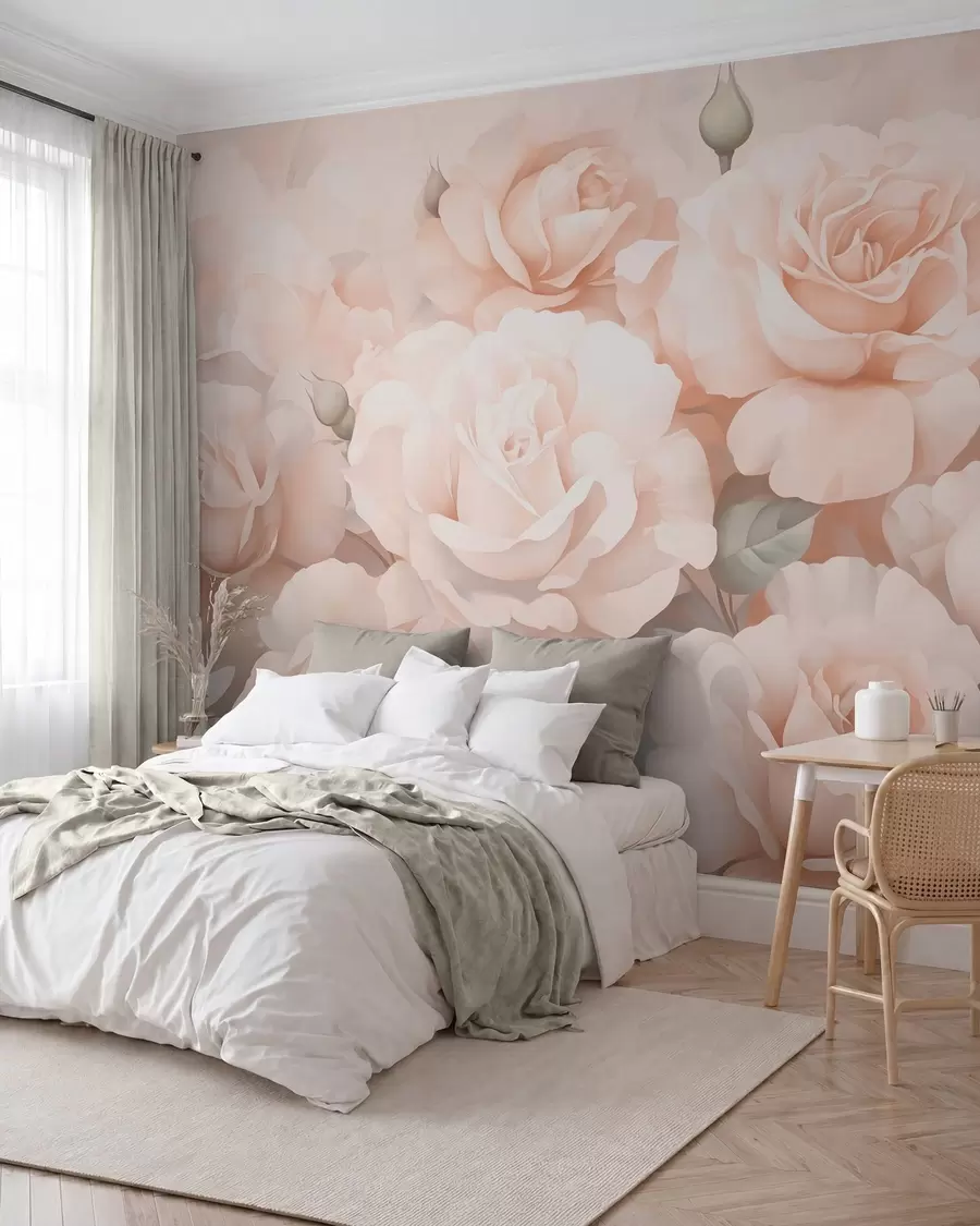 Fototapete Abstrakte Rosen w05553