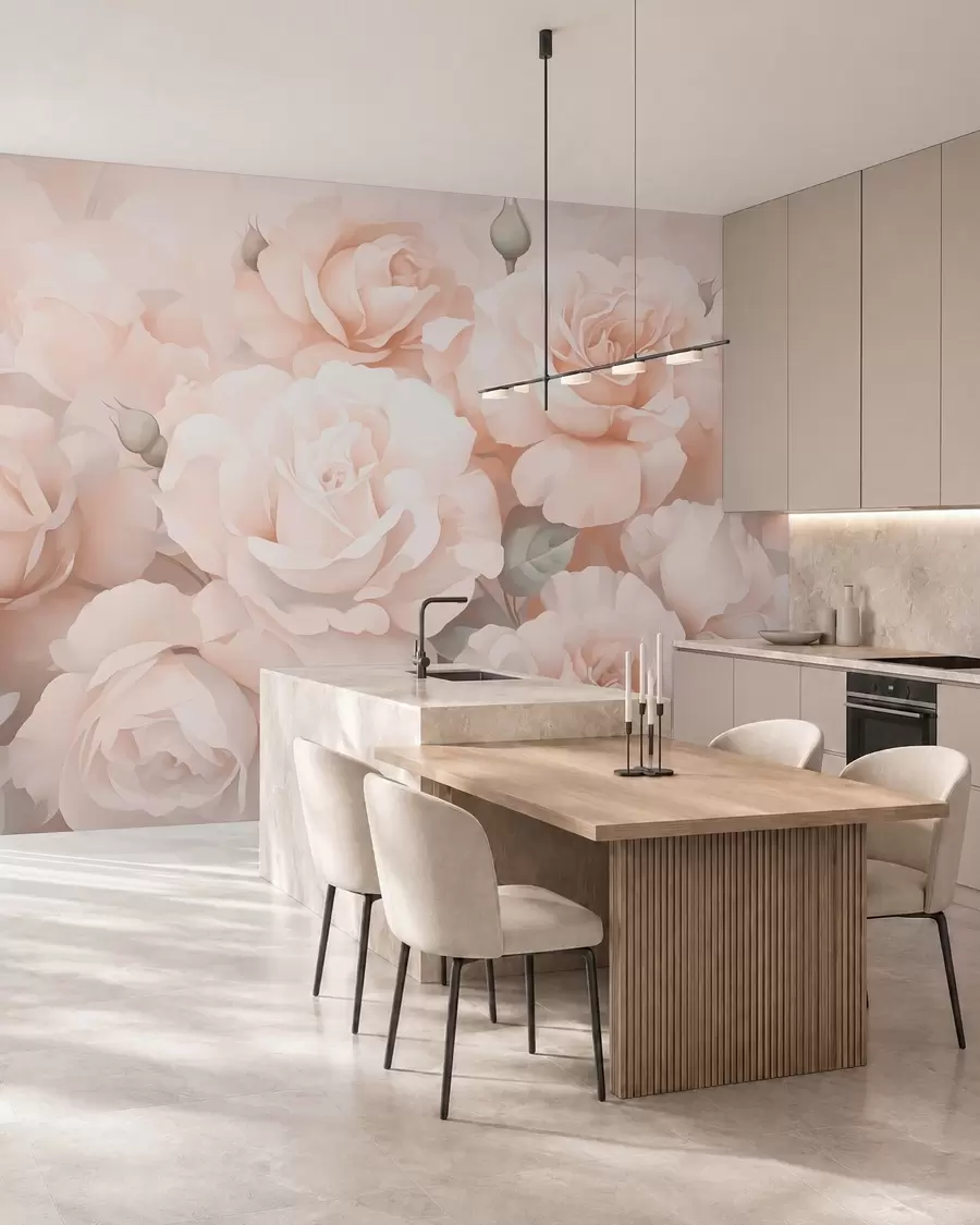 Fototapete Abstrakte Rosen w05553