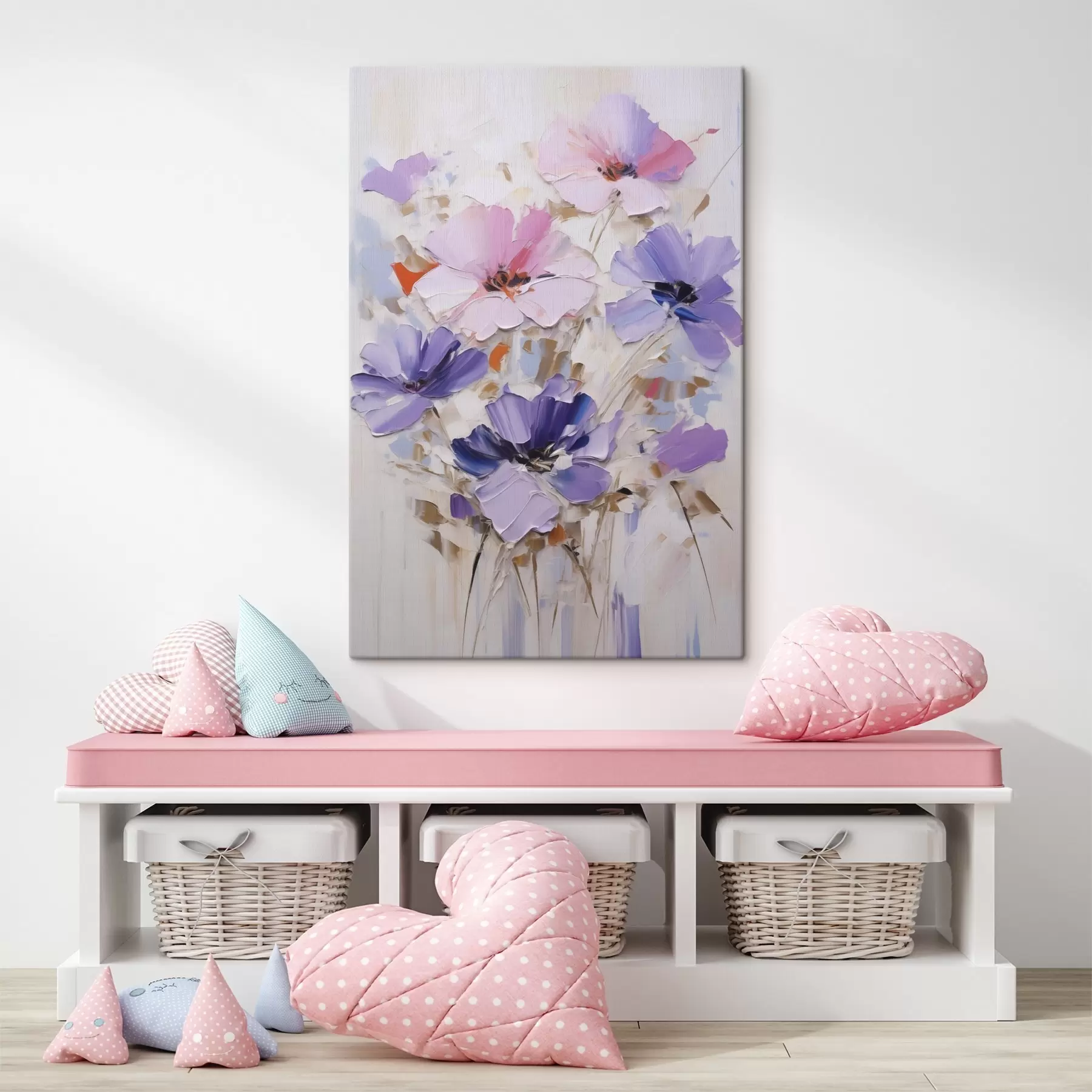 Fototapete Blumen, Imitationsgemälde s49136