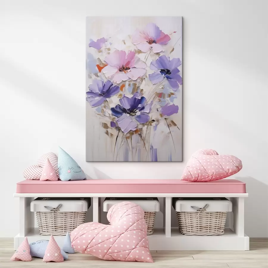 Fototapete Blumen, Imitationsgemälde s49136
